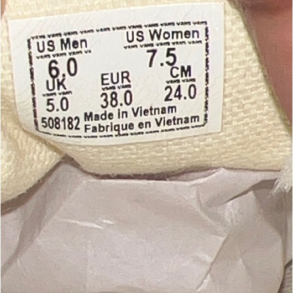 Vans Pink and White Checkered Slip-Ons - Picture 6 of 6